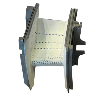 Turbinemondstuk geleideschoep